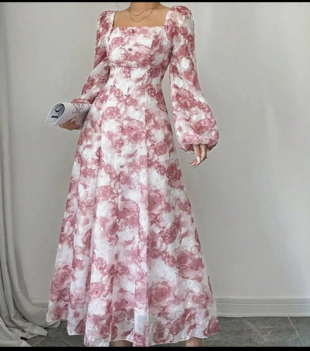 Satin Evening Dress