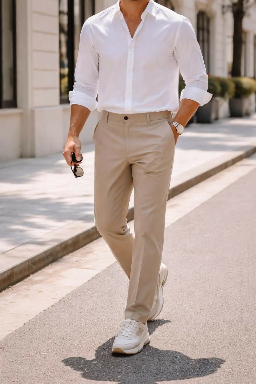 White and Khaki Set