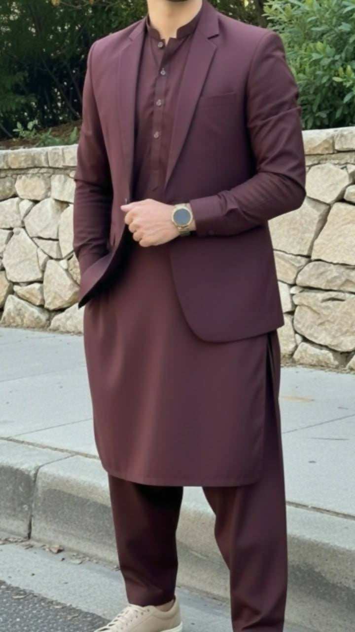 Men Maroon set