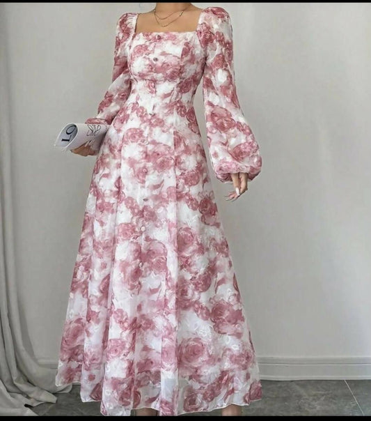 Satin Evening Dress