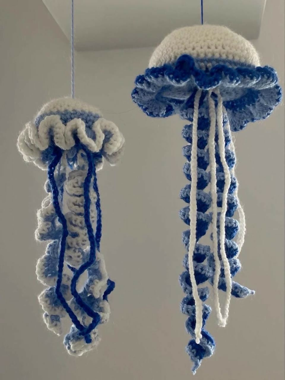 Handmade Crochet Jellyfish Decoration