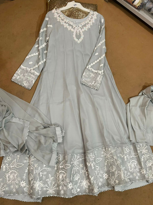 Grey haze kurti
