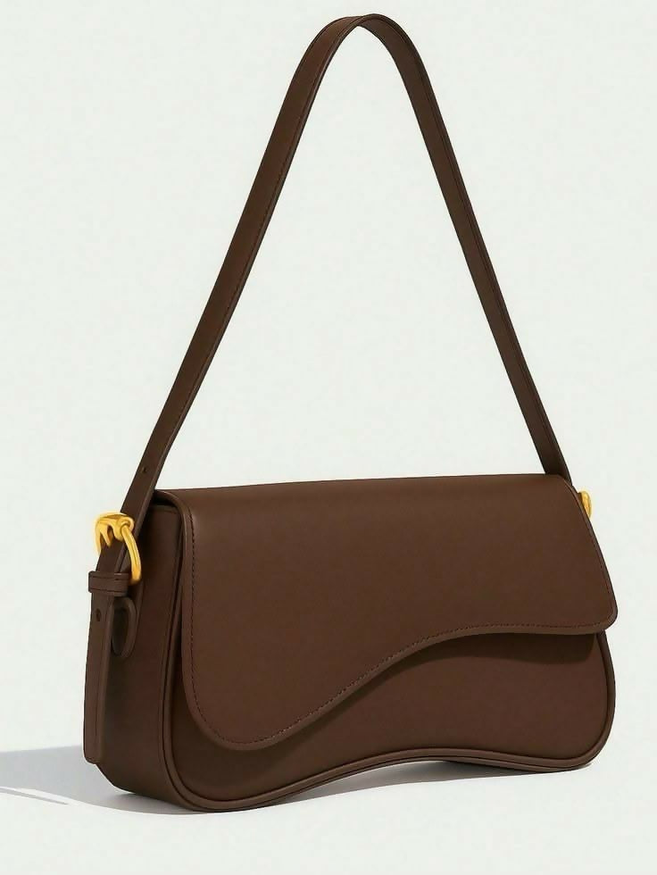 Brown shoulder bag