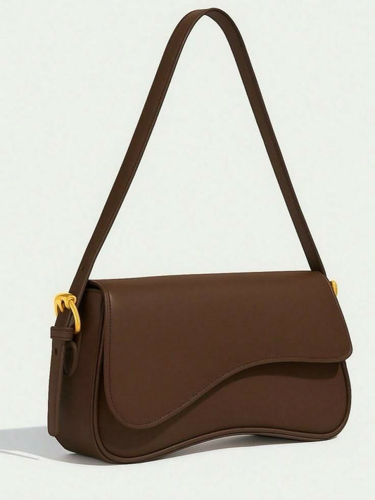 Brown shoulder bag