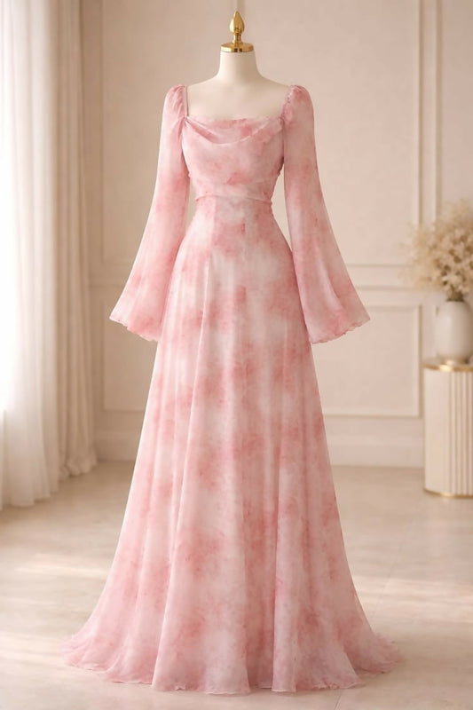 Pink Floral Dress