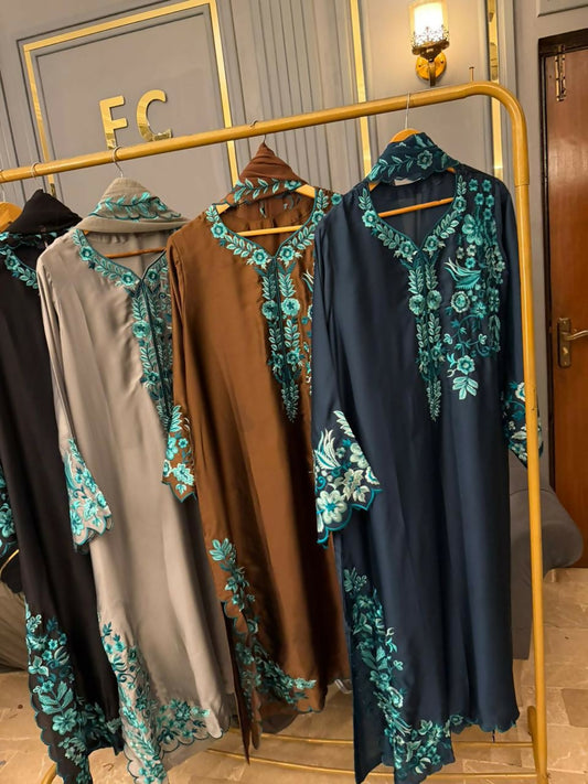 Saffron kurti set