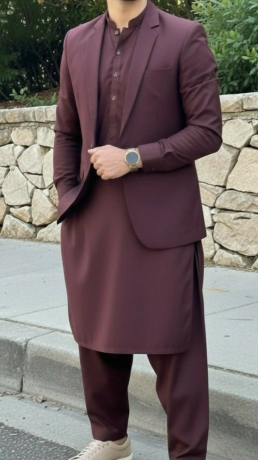 Men Maroon set