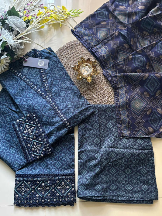 Navy blue ready to wear set