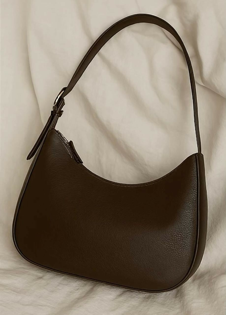 Brown leather bag