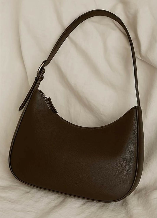 Brown leather bag